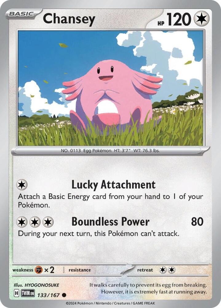 Chansey - 133/167 - SV06: Twilight Masquerade