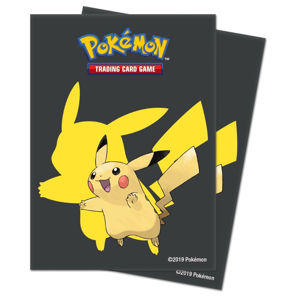 Pokémon Pikachu Black Card Sleeves 65ct