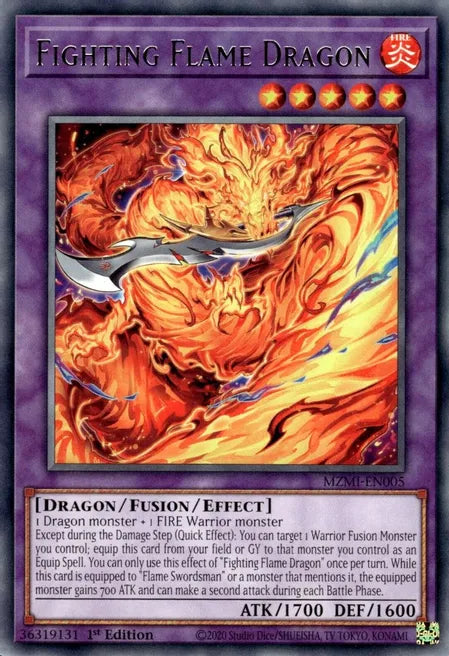 Fighting Flame Dragon - Maze of Millennia