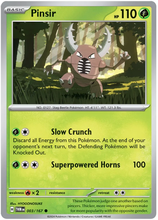 Pinsir - 003/167 - SV06: Twilight Masquerade