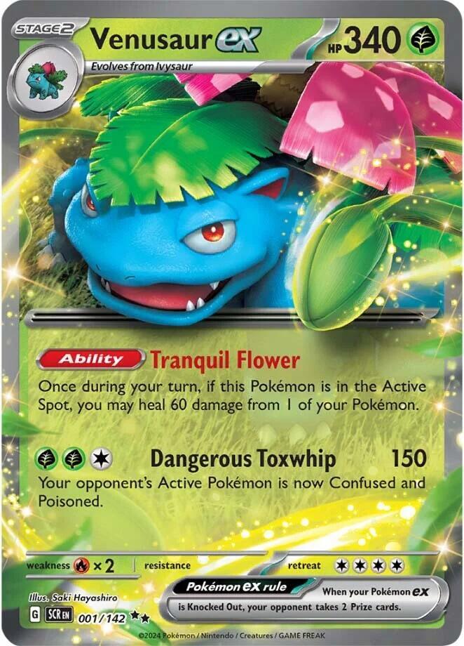 Venusaur ex - 1/142 - Stellar Crown