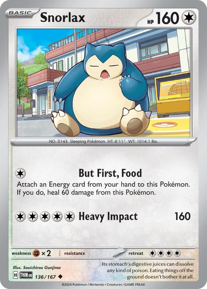 Snorlax - SV06: Twilight Masquerade