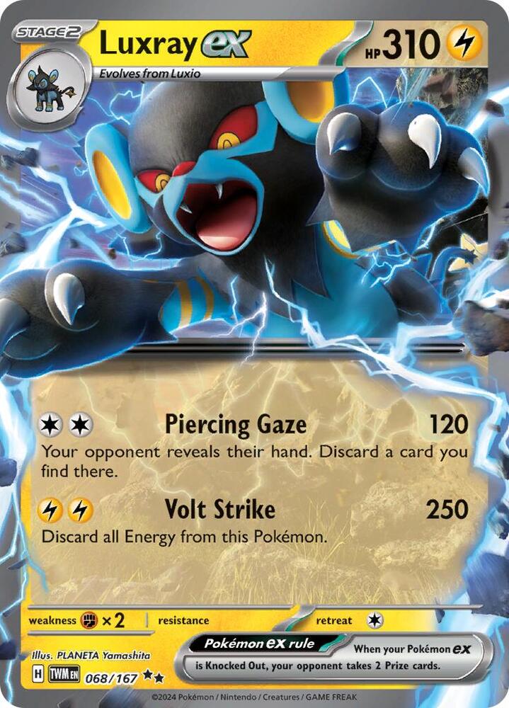 Luxray ex - 068/167 - SV06: Twilight Masquerade